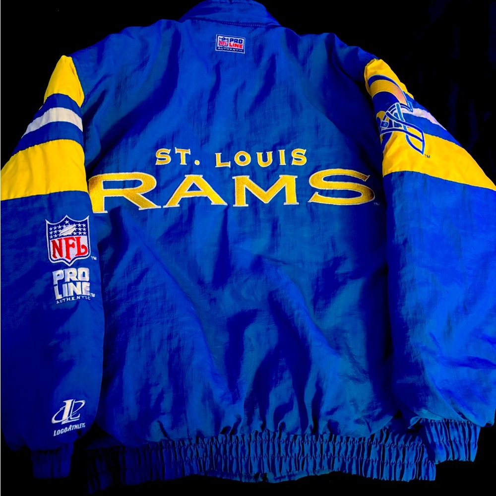 Vintage St. Louis Rams Puffer Coat